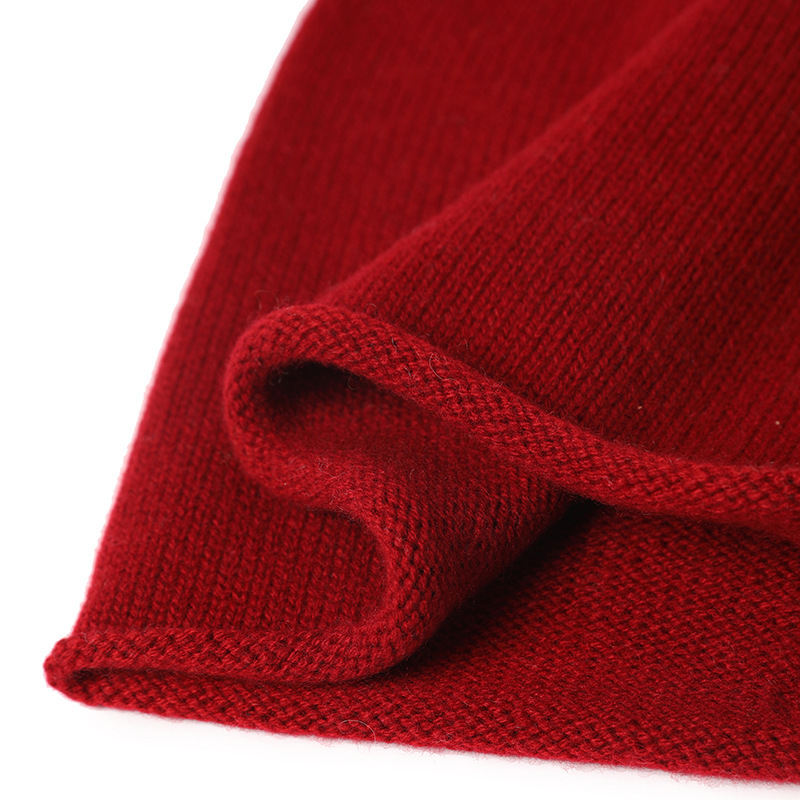 Slouchy Knit Cashmere Beanie