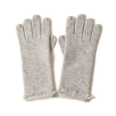 Tassels Cashmere Gloves