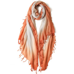 Dip Dye Water-Soluble Cashmere Shawl