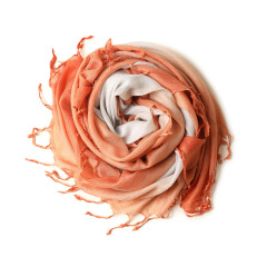 Dip Dye Water-Soluble Cashmere Shawl