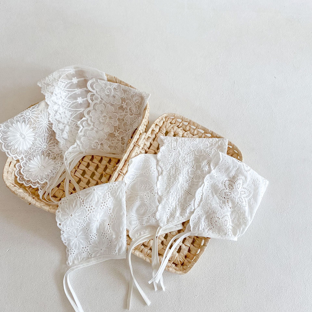 Lace Flower Bonnet for Infant