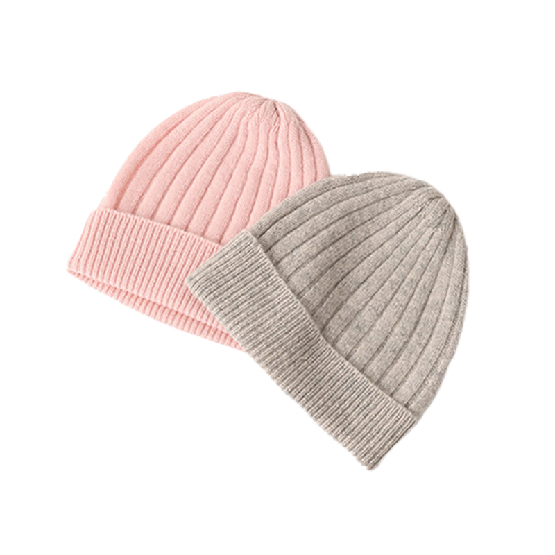 Cashmere Cuff Knit Beanie for Preschoolers