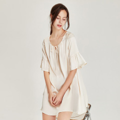 Flounce T-Shirt Night Dress