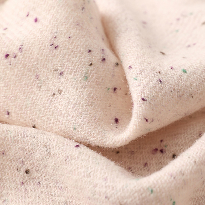 Colored Dots Wool Demi Shawl