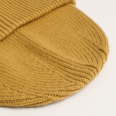 Classic Rib Knit Wool Beanie