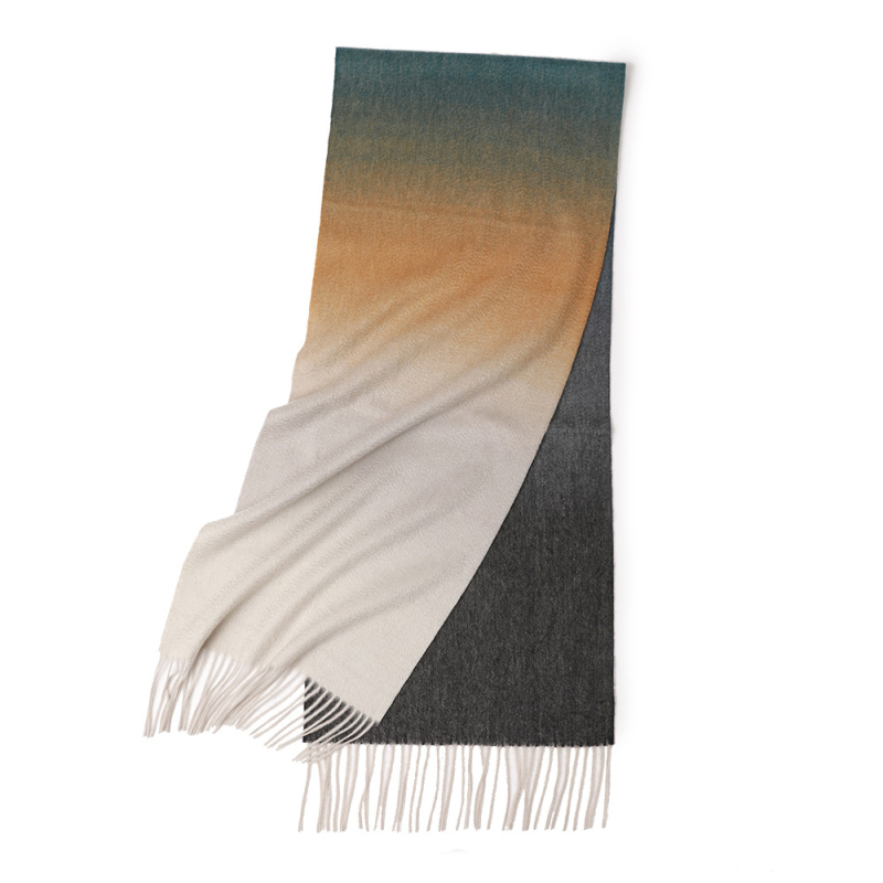 Gradient Cashmere Scarf