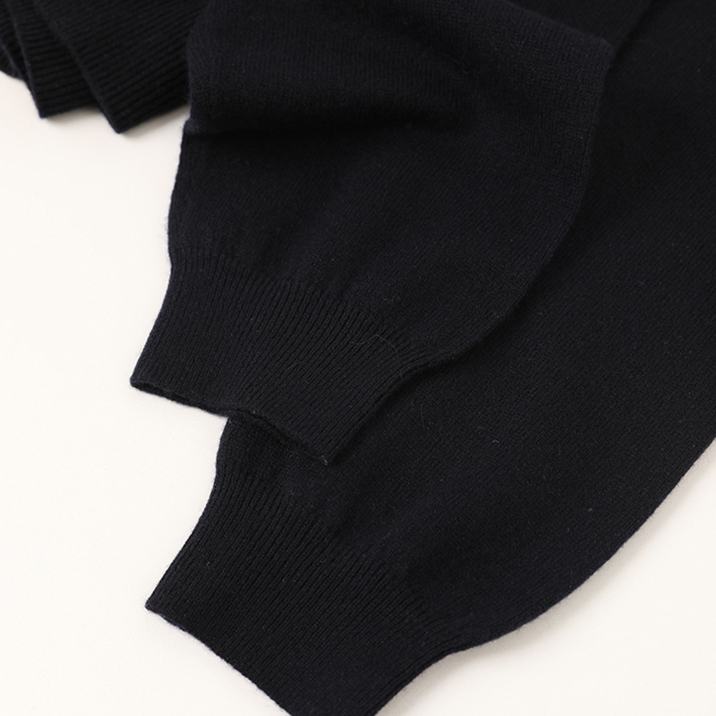 Turtleneck Cashmere Sweater with Zipper for Men