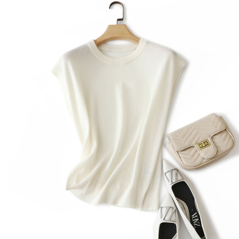 Sleeveless Cashmere Sweater