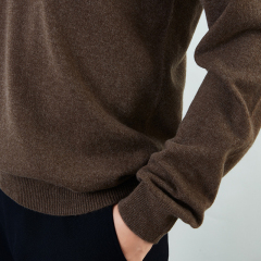 Classic V-Neck Cashmere Sweater for Men