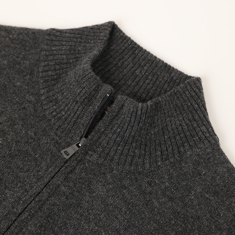 Cashmere Vest with Zipper for Men