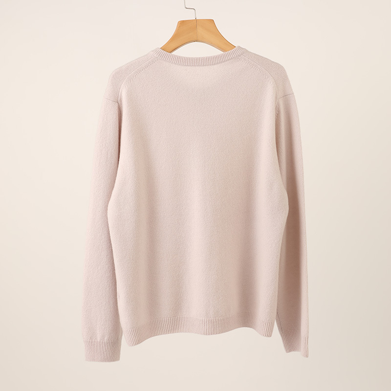 Round Neck Cashmere Cardigan