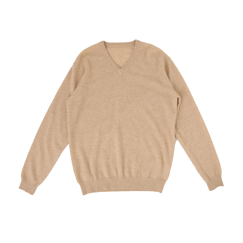 Classic V-Neck Cashmere Sweater for Men