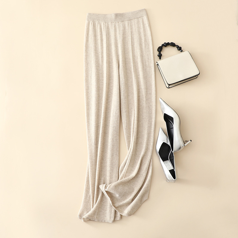 Cashmere Wide Leg Pants