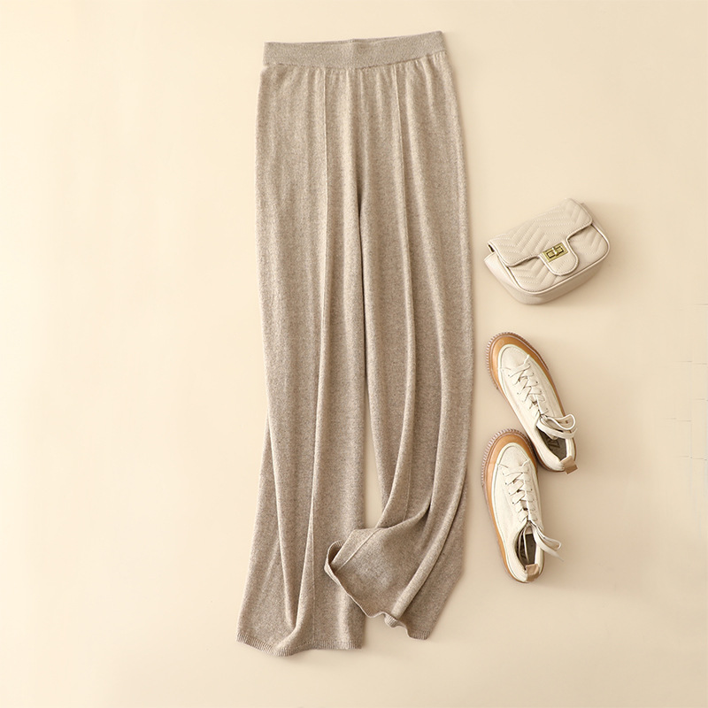 Cashmere Wide Leg Pants