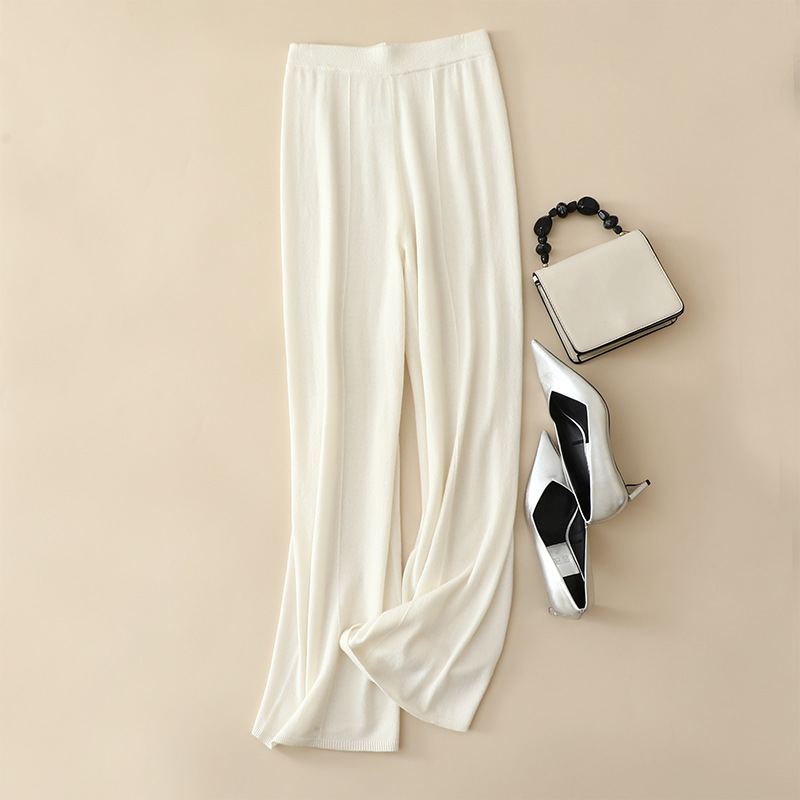 Cashmere Wide Leg Pants