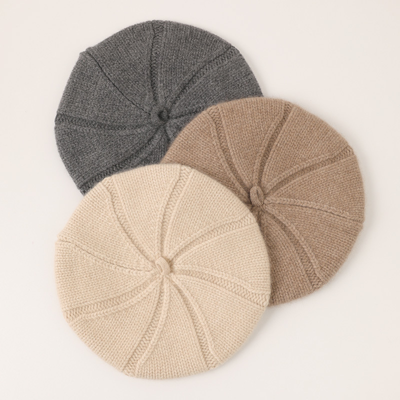 Octagon Cashmere Beret