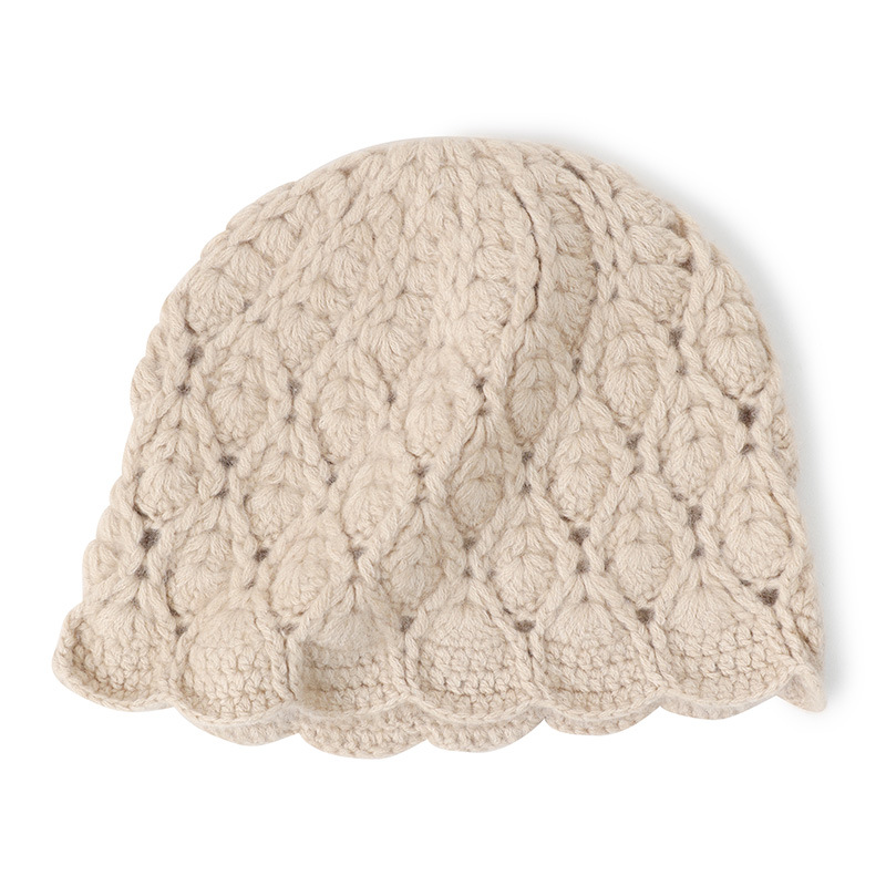 Elegant Hand Crocheted Cashmere Hat