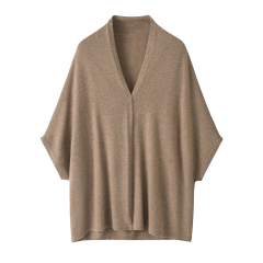 Loose Women's Cashmere Shawl Cardigan