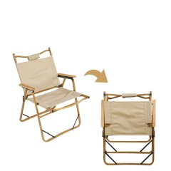 Custom Logo Foldable Chair Portable Aluminum Frame Folding Camping Chair