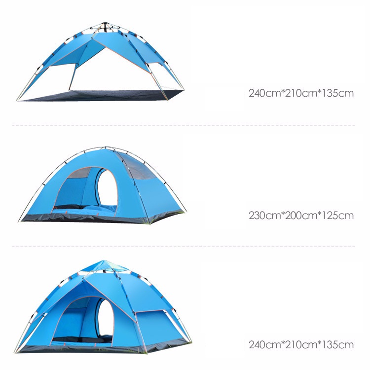 Outdoor Waterproof Hiking Portable Beach Folding Automatic Popup Instant Camping Tent