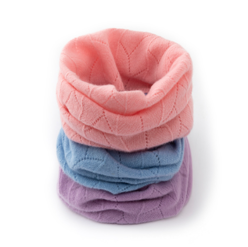 Merino pure wool children's knitted scarf