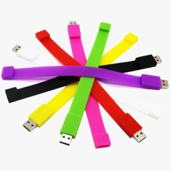 Silicone Bracelet Wrist Band USB Flash Disk
