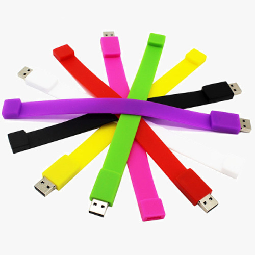 Silicone Bracelet Wrist Band USB Flash Disk