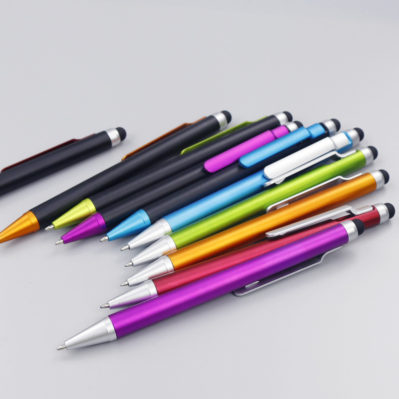 Wholesale plastic 2 in 1 stylus ballpoint pen with phone touch