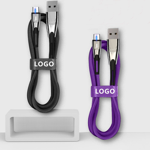 5A Led Type C 3.0 Nylon Braided Fast Charging Data USB