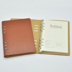 leather loose leaf notebook