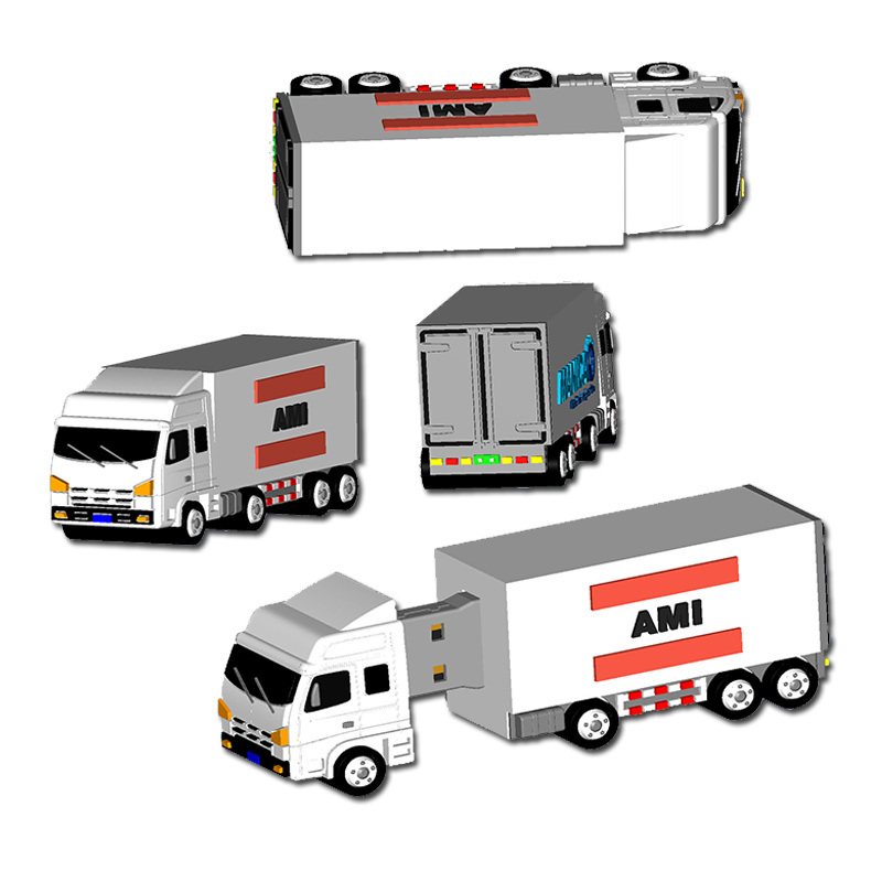 Truck cartoon custom pvc