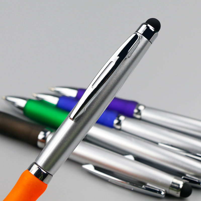 wholesale plastic 2 in 1 stylus pen ball pen for tablet