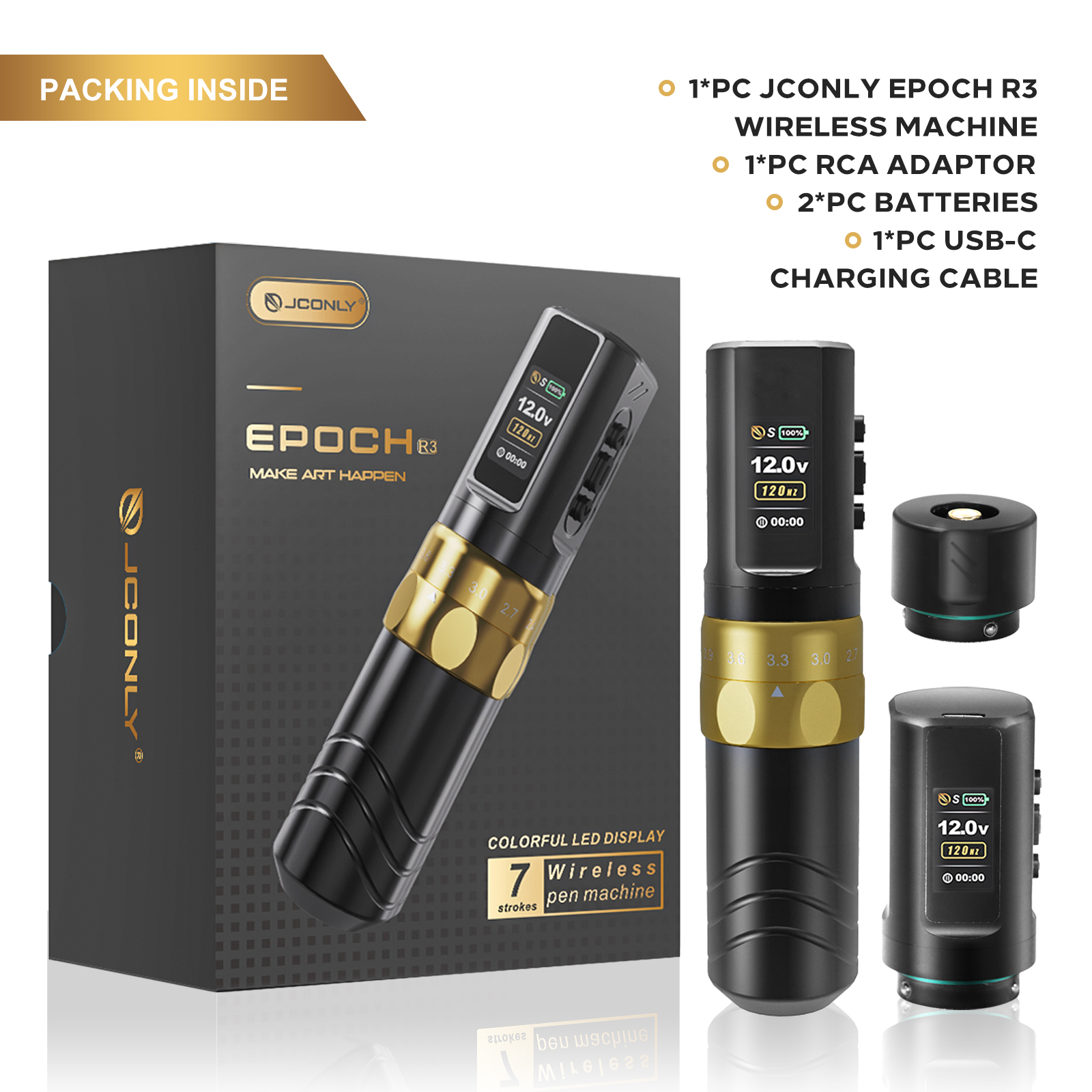 JCONLY EPOCH Wireless Pen Machine 2 Battery Pack