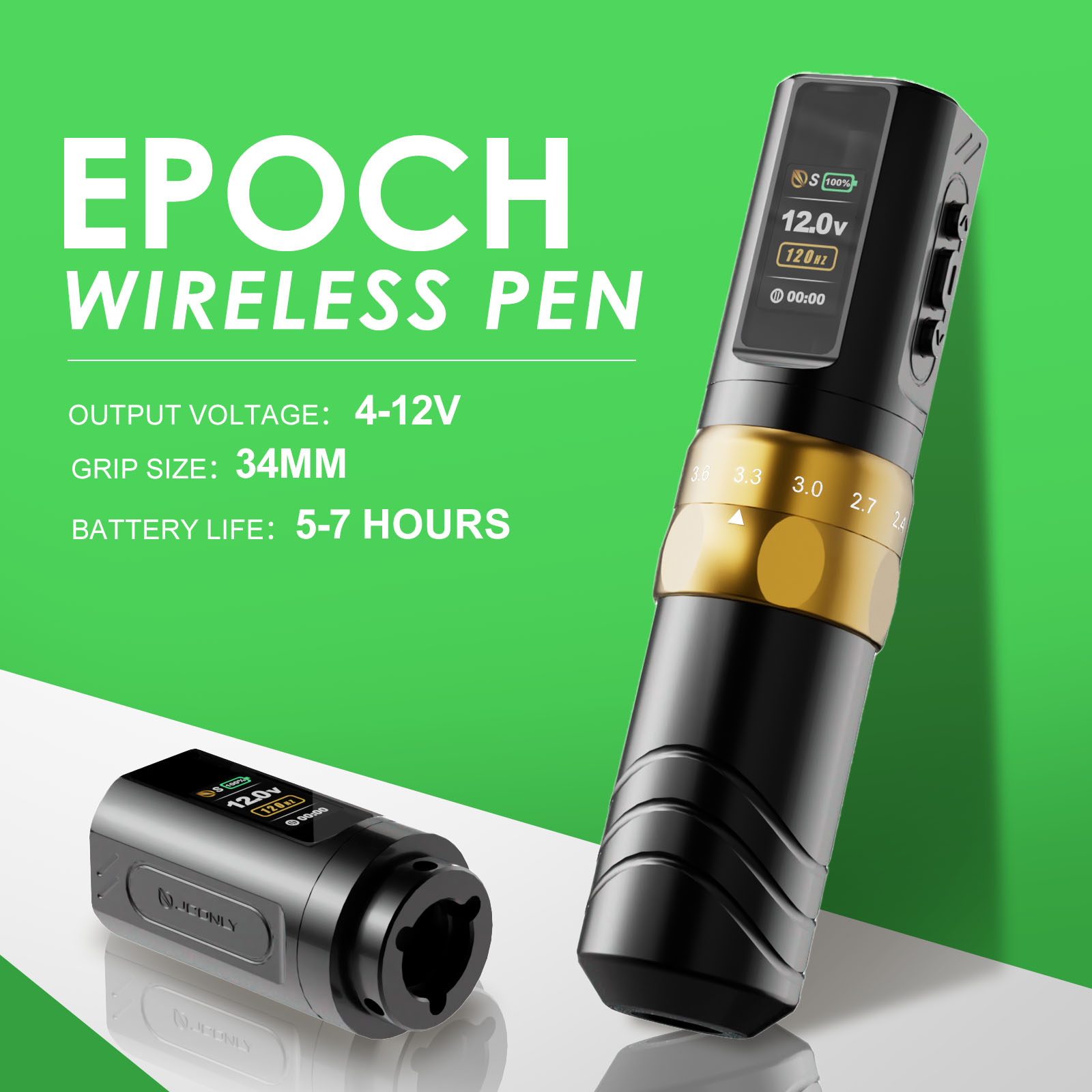 JCONLY EPOCH Wireless Pen Machine 2 Battery Pack (Black)