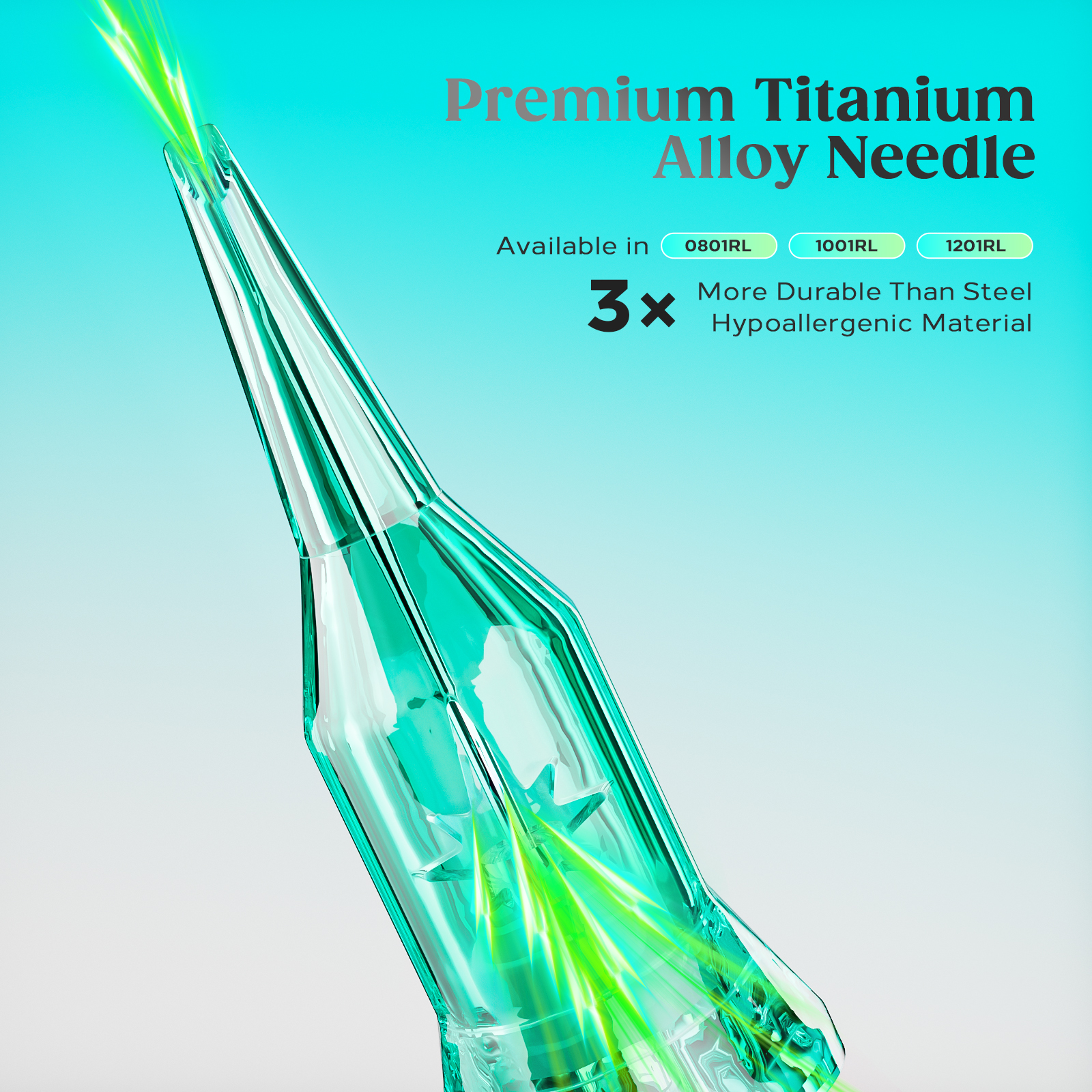 JCONLY VINK Titanium Tattoo Cartridge Round Liner