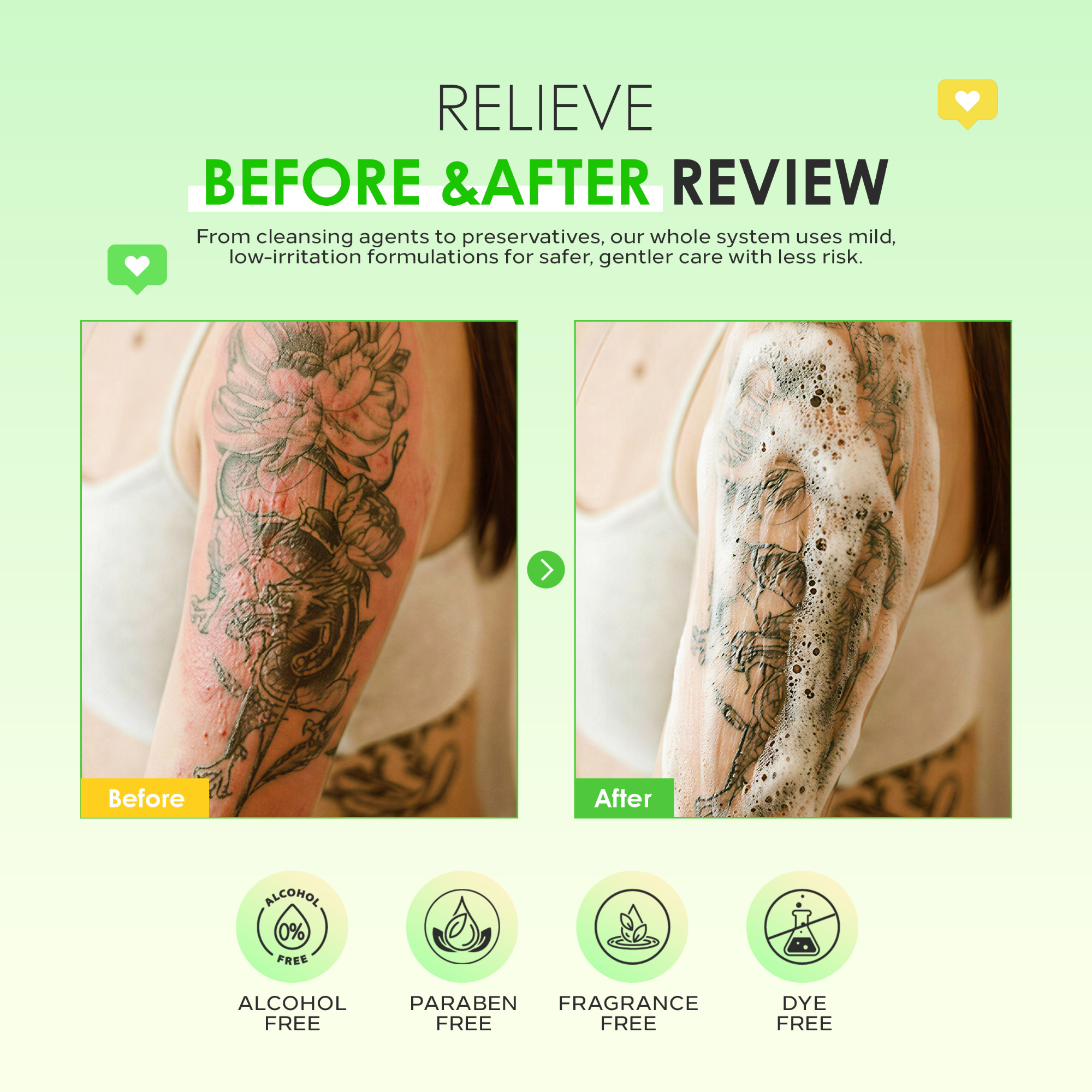 JCONLY Reven Tattoo Foam Soap (200ml)