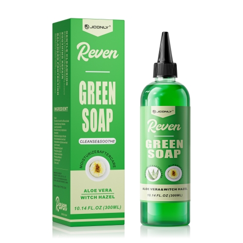 JCONLY REVEN Tattoo Green Soap (300ml)
