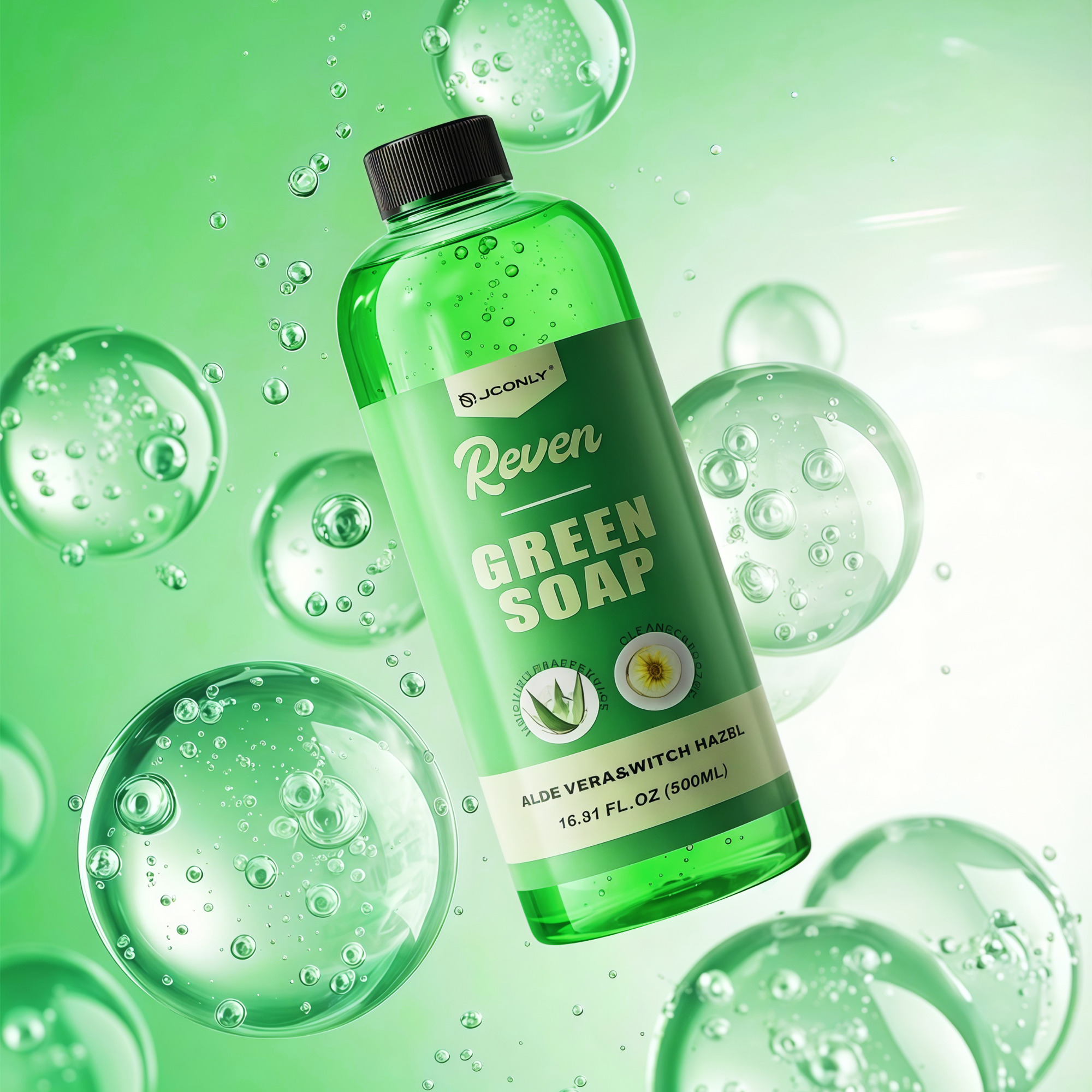 JCONLY REVEN Tattoo Green Soap (500ml)