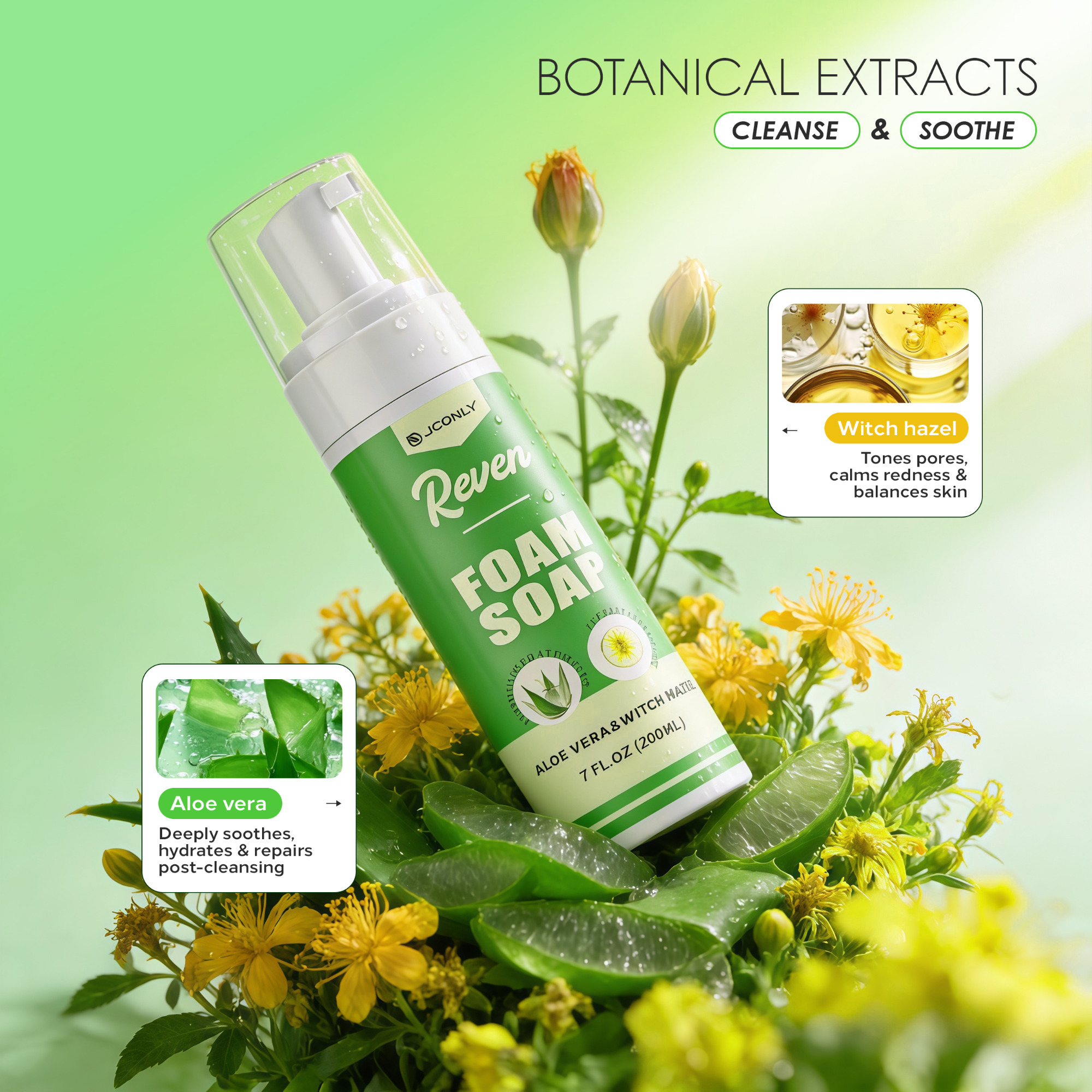 JCONLY Reven Tattoo Foam Soap (200ml)