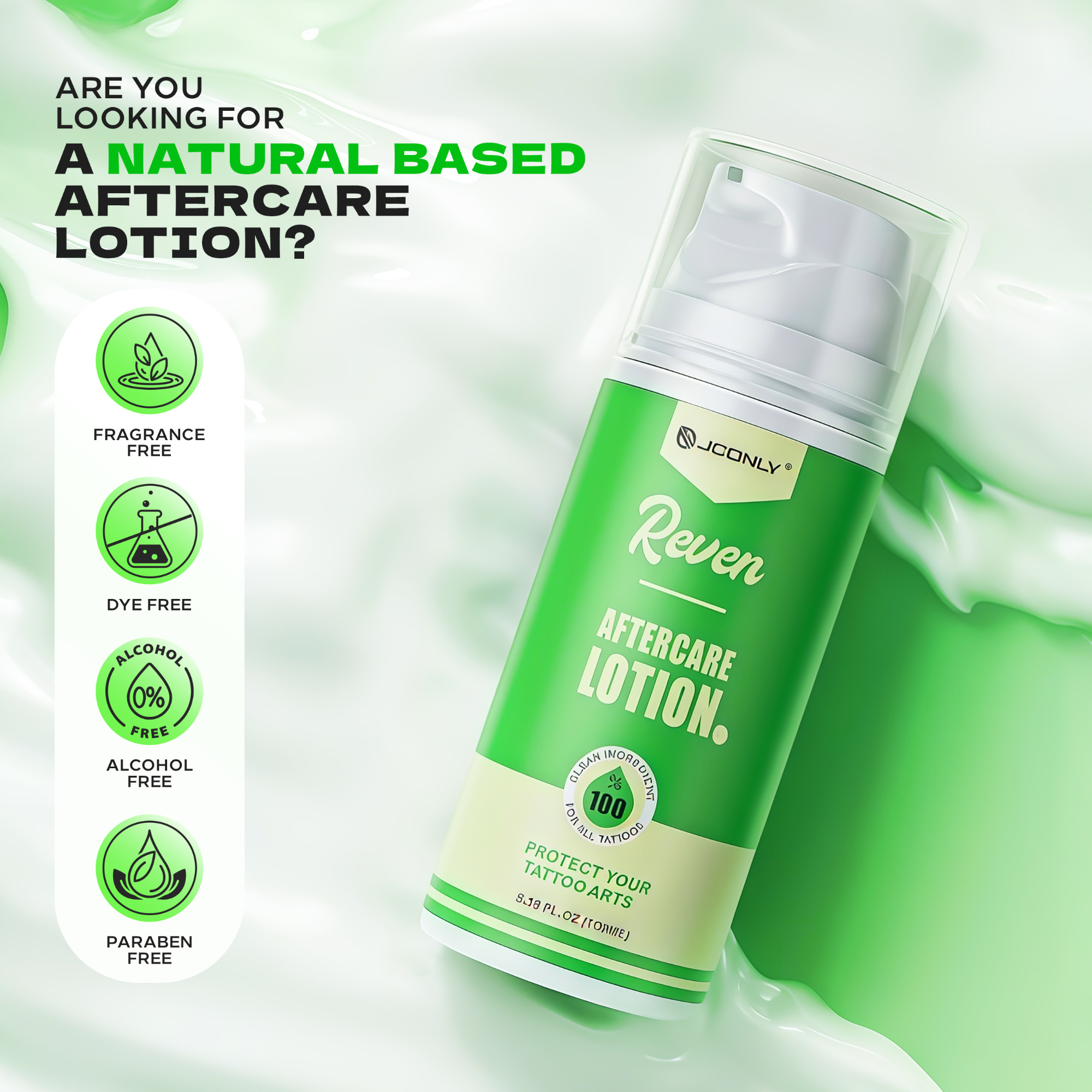 JCONLY REVEN Tattoo Aftercare Lotion