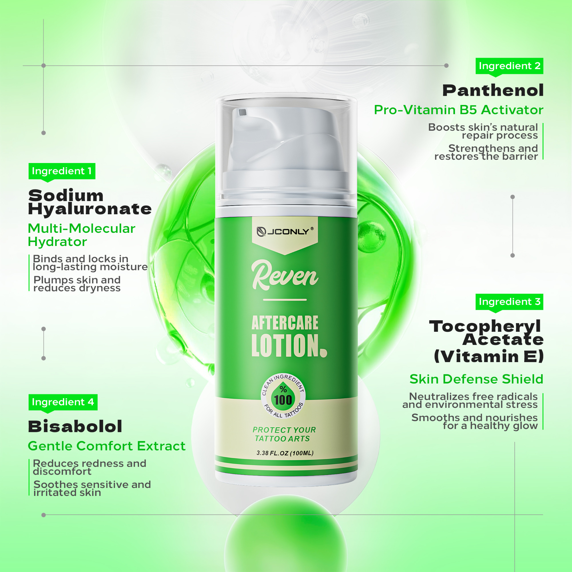 JCONLY REVEN Tattoo Aftercare Lotion