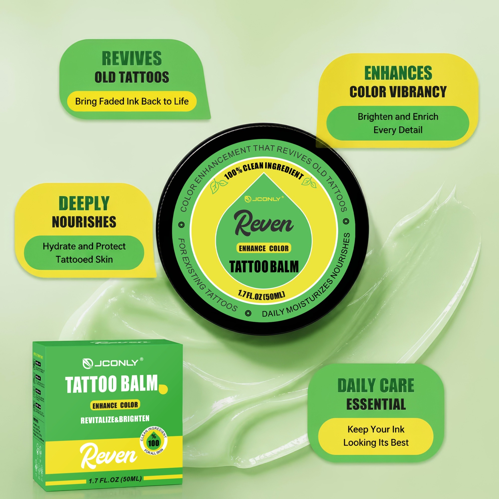 JCONLY REVEN Enhance Tattoo Balm 50g