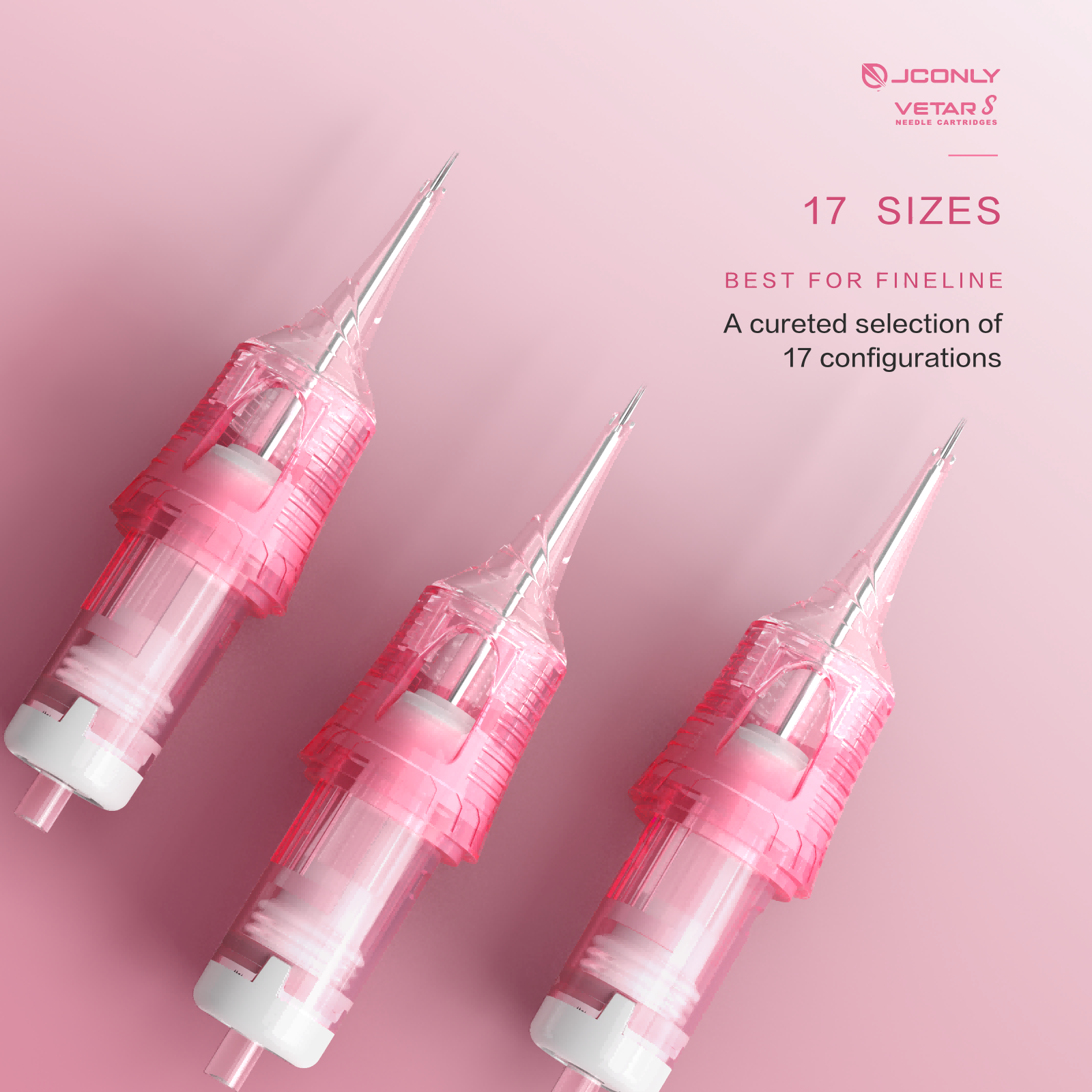 JCONLY VETAR S Fineline Needle Cartridges