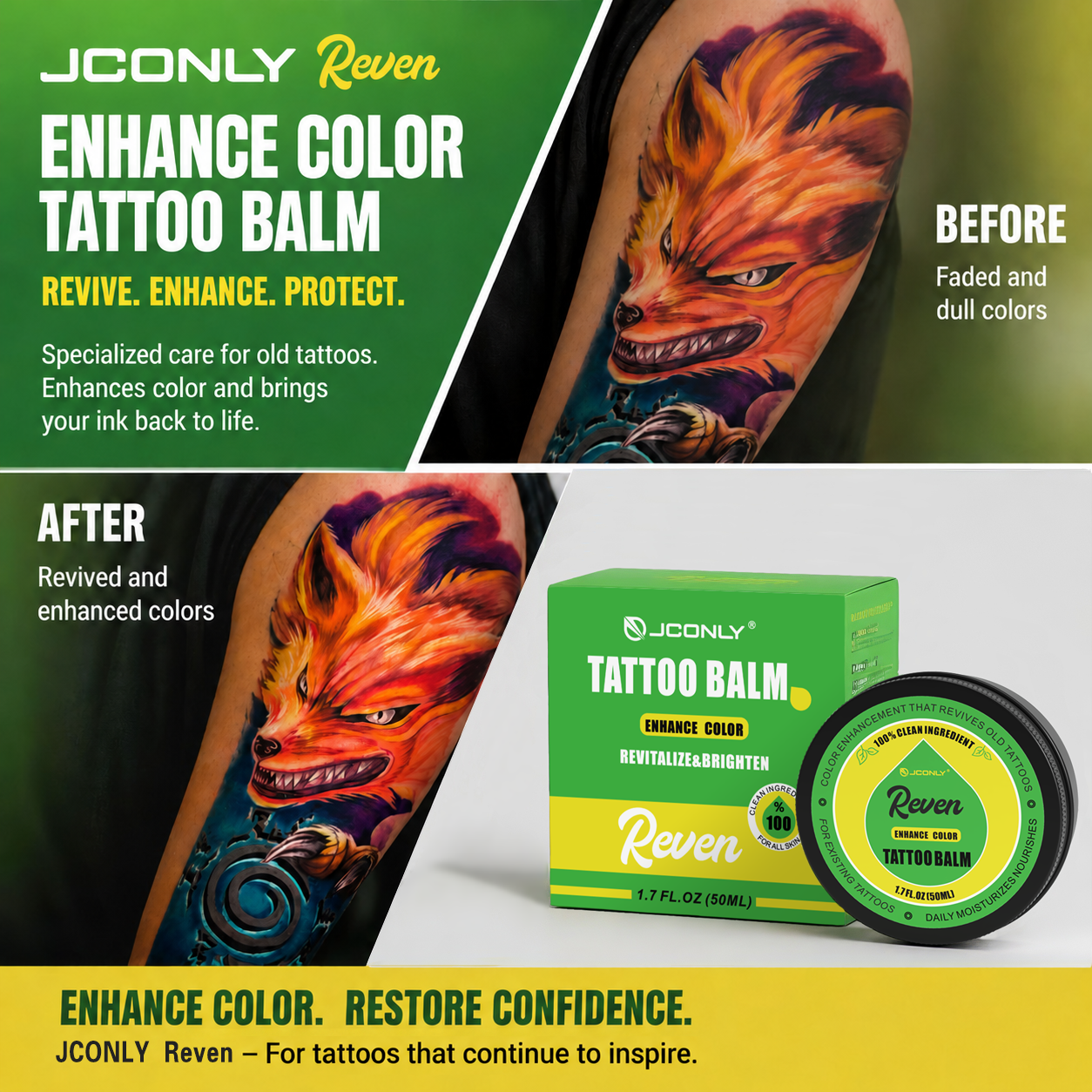 JCONLY REVEN Enhance Tattoo Balm 50g