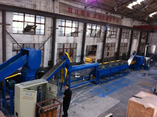 HDPE waste film crushing,washing and drying line