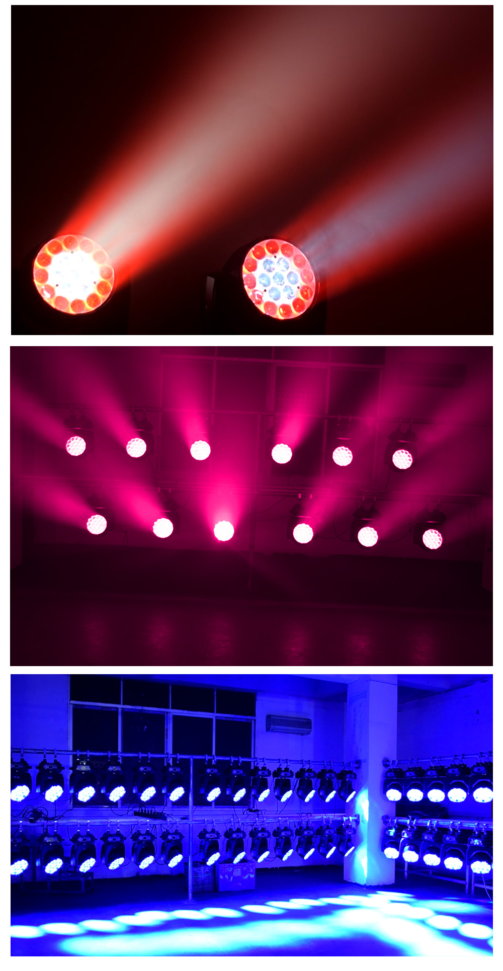 Des Wäsche-lauten Summens LED Martin 19*15W RGBW 4in1  Stadiums-Licht-Proshow-Licht-Wäsche