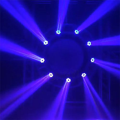 Luz de haz de cabeza móvil DMX 6x15W RGBW Bee Eyes Dj Lighs efecto Iluminación de escenario para Bar Club Party