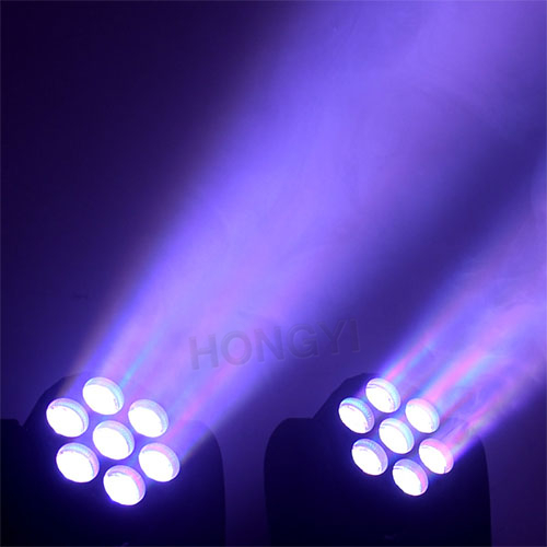 7X12W RGBW Beam Moving Head Stage Lighting