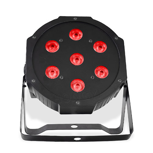 7x12W RGBW Led Par Lichter DMX Flache Par Bühne Beleuchtung