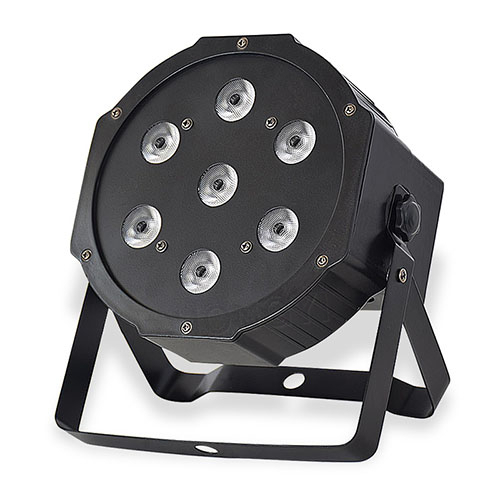 7x12W RGBW Led Par Lichter DMX Flache Par Bühne Beleuchtung